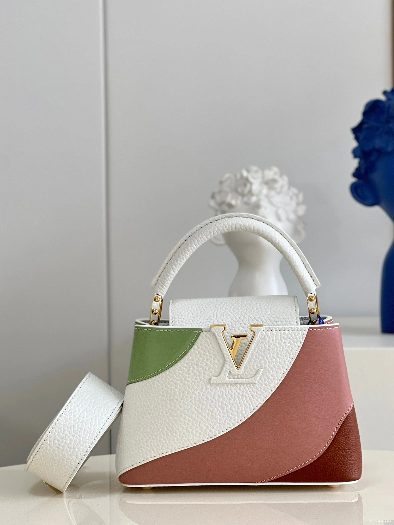 AAA Replica Ru LOUIS VUITTON MINI CAPUCINES 0713
